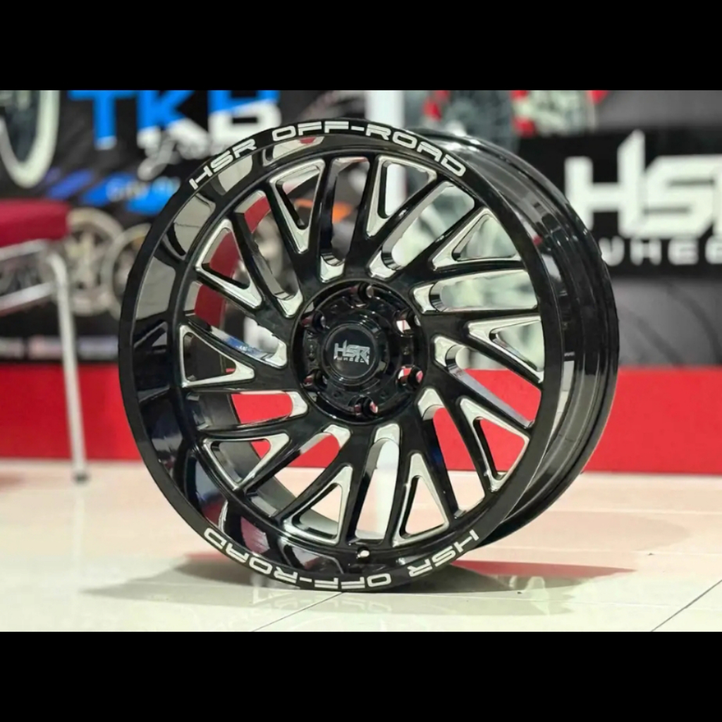 Velg Mobil Celong R20 Lebar 10 Lobang Baut 6x139,7 ET-18 Untuk Ford Everst Ford Ranger Hilux Triton