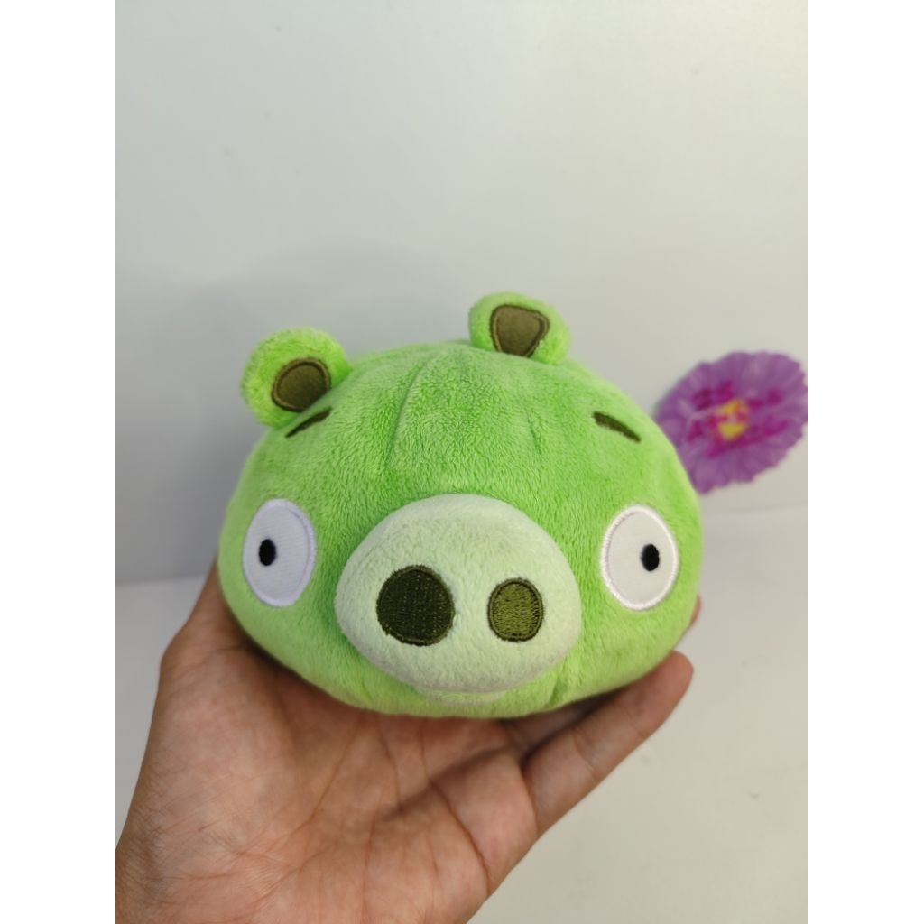 boneka angry bird angrybird babi hijau original mini