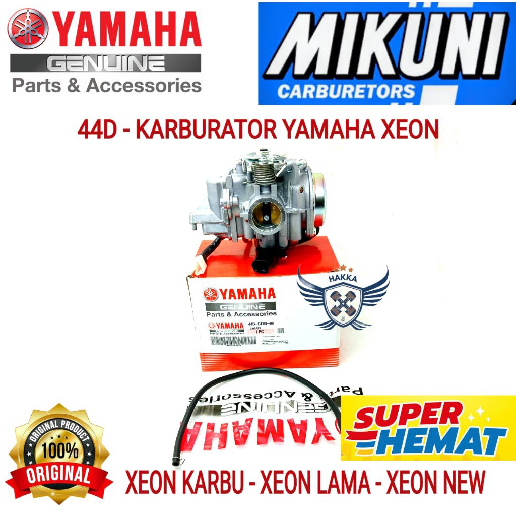 44D ORIGINAL KARBURATOR YAMAHA XEON INJEKSI, KARBURATOR YAMAHA XEON GT 125, KARBURATOR YAMAHA XEON N