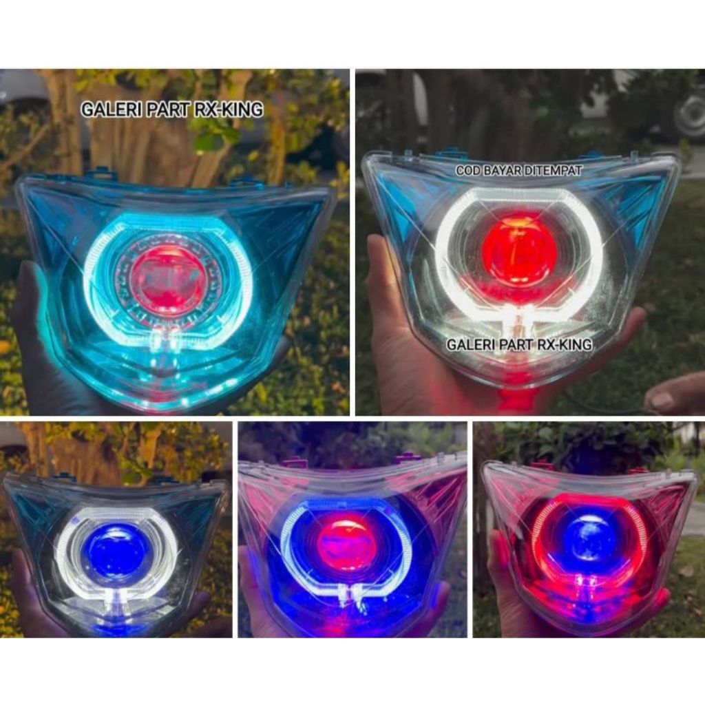 Lampu Depan Jupiter Mx old Mx lama biled biled projie led