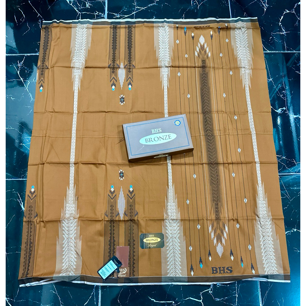 SARUNG BHS ROYAL FULL SONGKET BRONZE