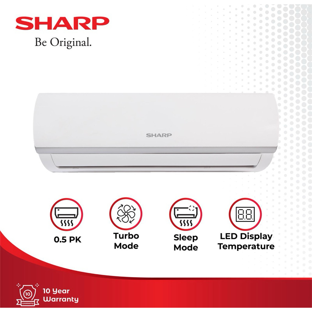 Indoor sharp 1pk 9bey pengganti indoor ac yang rusak