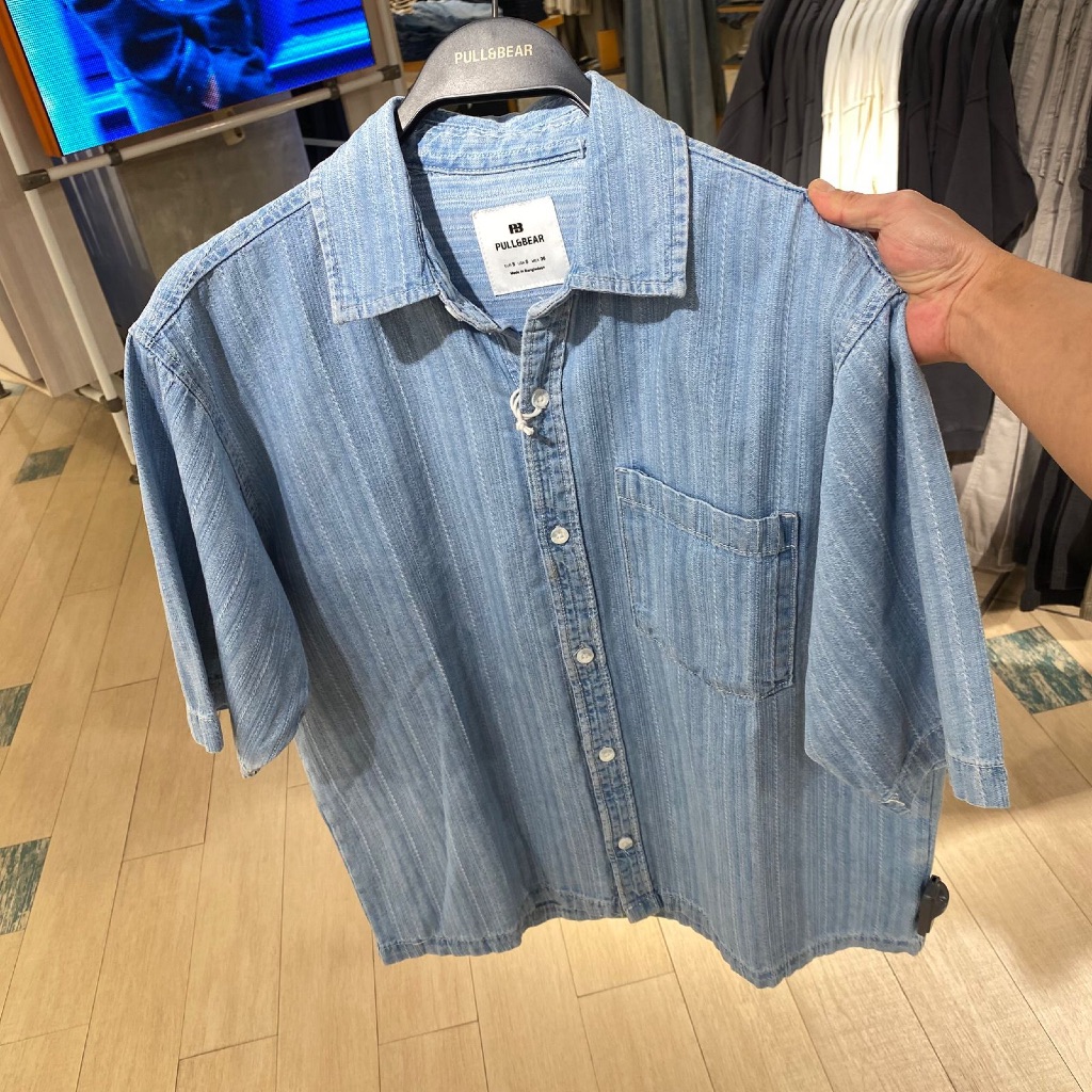 Jastipp. Kemeja Denim Pull&Bear (Man)