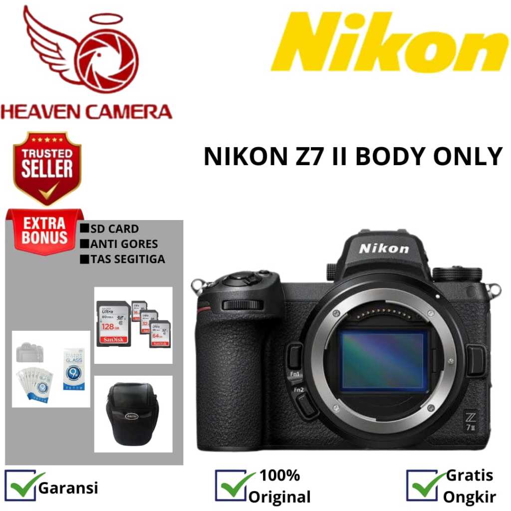 Nikon Z7 II Nikon Z7II Nikon Z7 Mark II Body Only Garansi Resmi