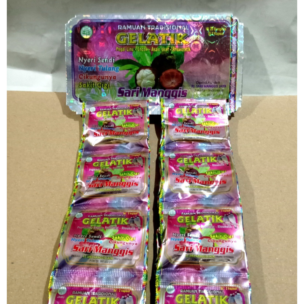 

GLATIK KAPSUL HERBAL ORI - 20 SACHET