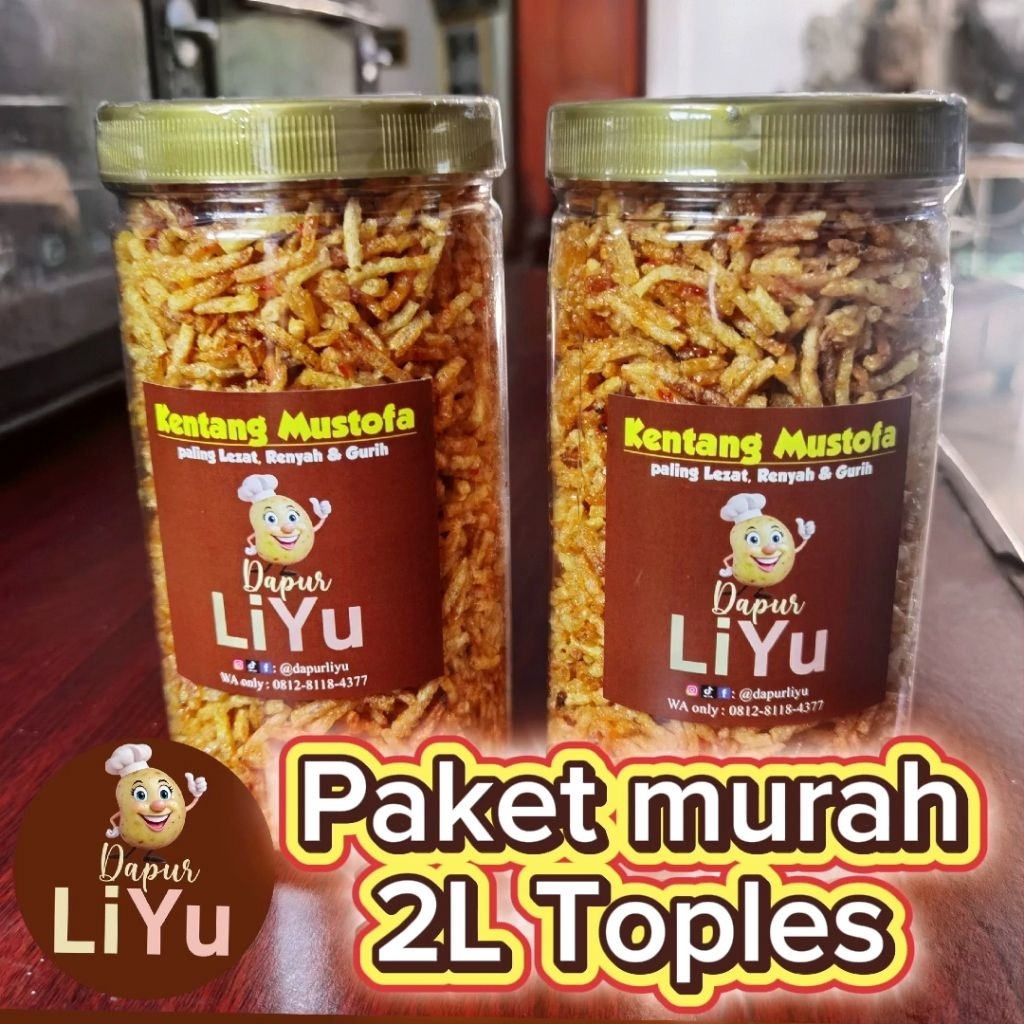 

Paket murah Toples Kentang Mustofa DapurLiYu