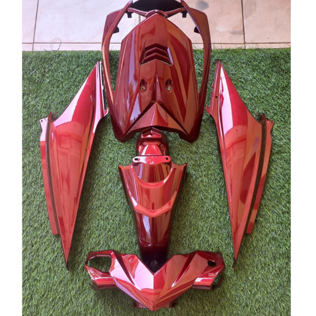 body beat karbu merah / body set halus beat karbu dark red / beat karbu / body beat karbu