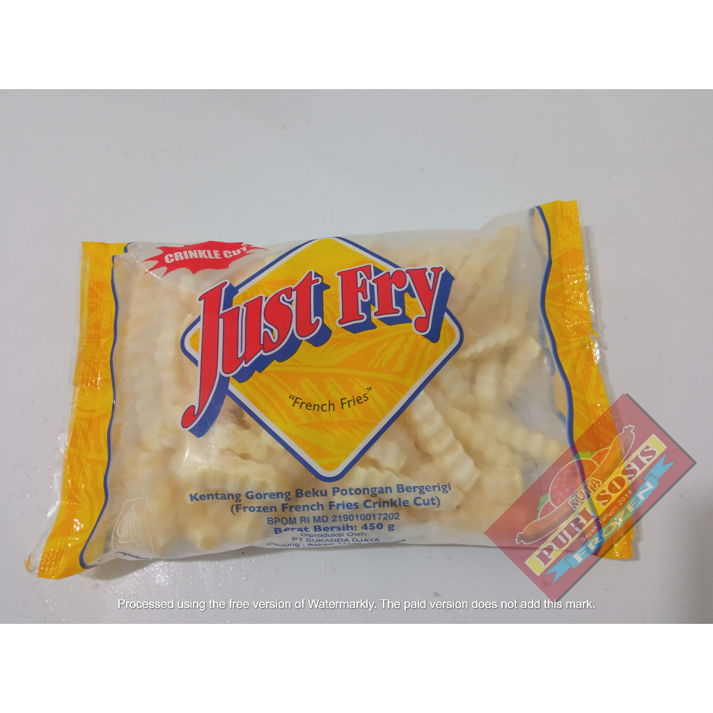 

Just Fry Kentang Goreng Crinkle Cut 450 Gr