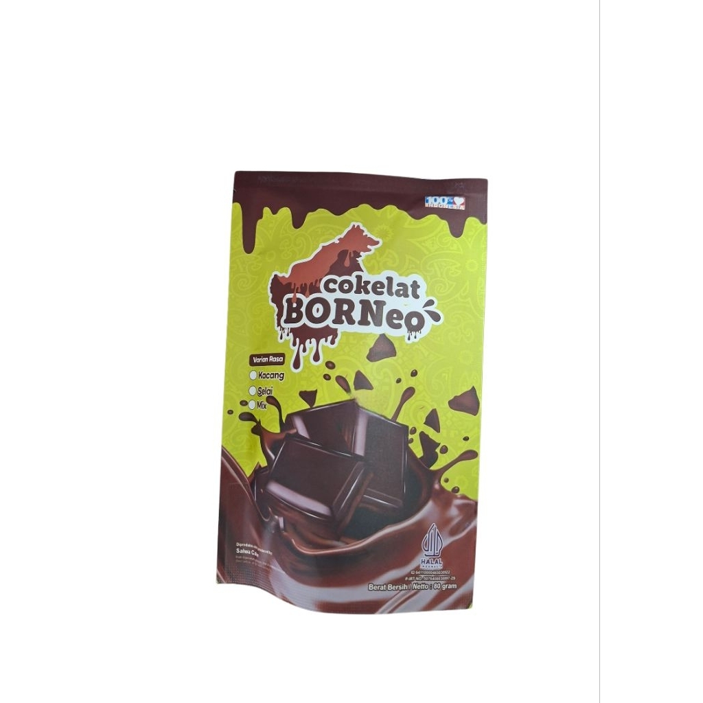 

Cokelat Borneo/Khas Kalimantan/80gr