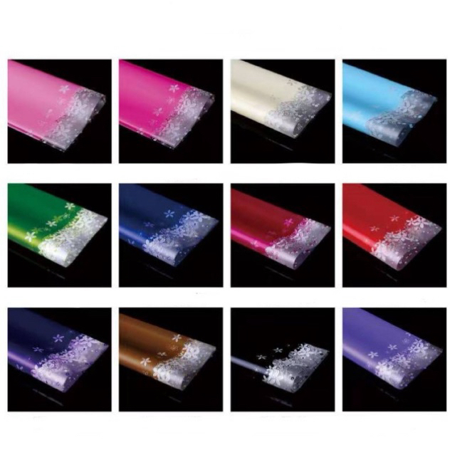 

[5lembar] KERTAS FLOWER WRAPPING CELLOPHANE ECER KERTAS BUKET BUNGA HAND BOUQUET Flowers Gradient