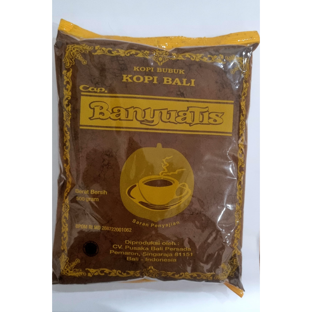 

Kopi Bali Cap Banyuatis 500 Gram - Asli Kopi Bali Produksi Banyuatis