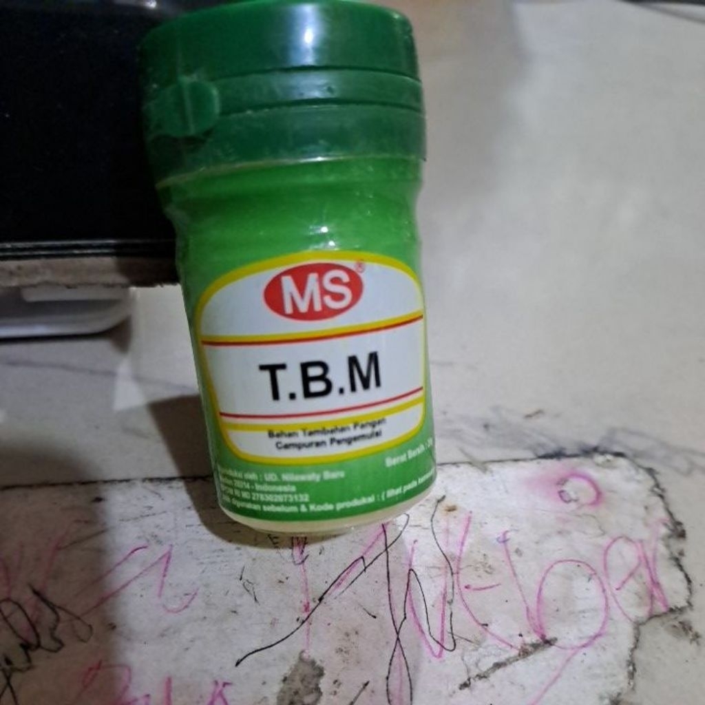 

BAHAN TAMBAHAN PANGAN TBM MS 20gr /PENGEMULSI