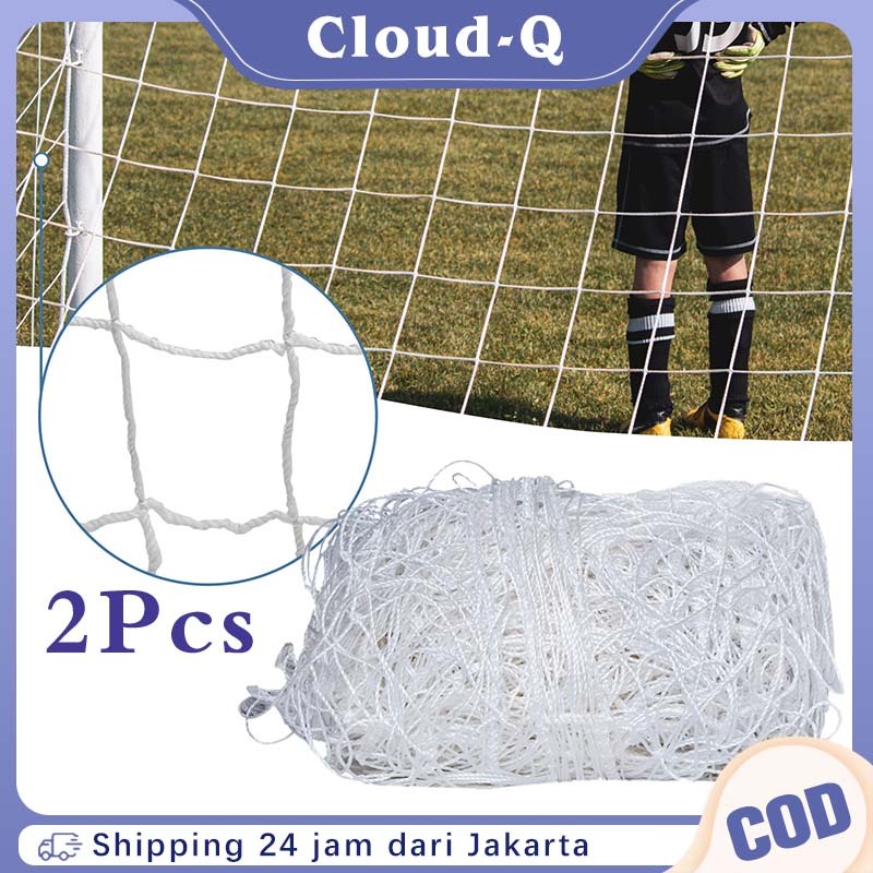 2Pcs 3x2M Profesional Jaring Gawang Sepak Bola Untuk Kompetisi Anak-Anak
