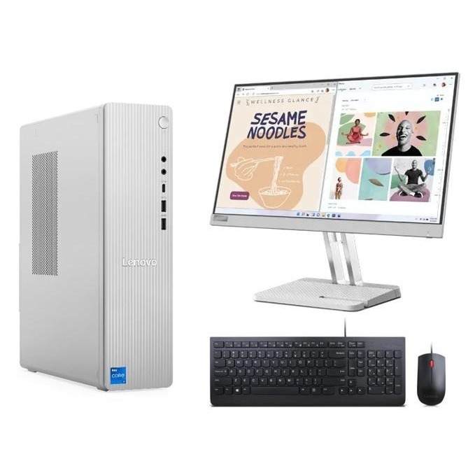 PC LENOVO IdeaCentre Tower 08IRR9 Intel Core i3-13100 SSD Intel UHD Graphics 730 DOS + Monitor Lenov
