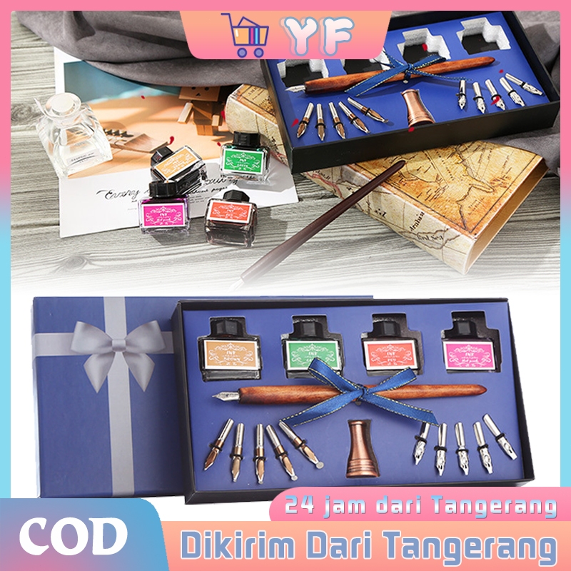 

Calligraphy Pen Set Calligraphy Set Ink Pen Kaligrafi Ink Pen Pena Celup Kaligrafi