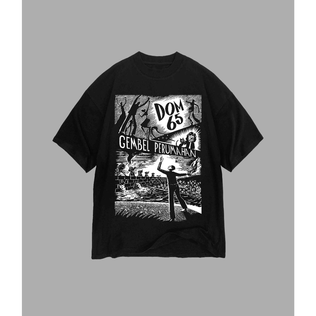 Dom65 - Gembel Perumahan T-shirt | Kaos Band Dom65 - Gembel Perumahan