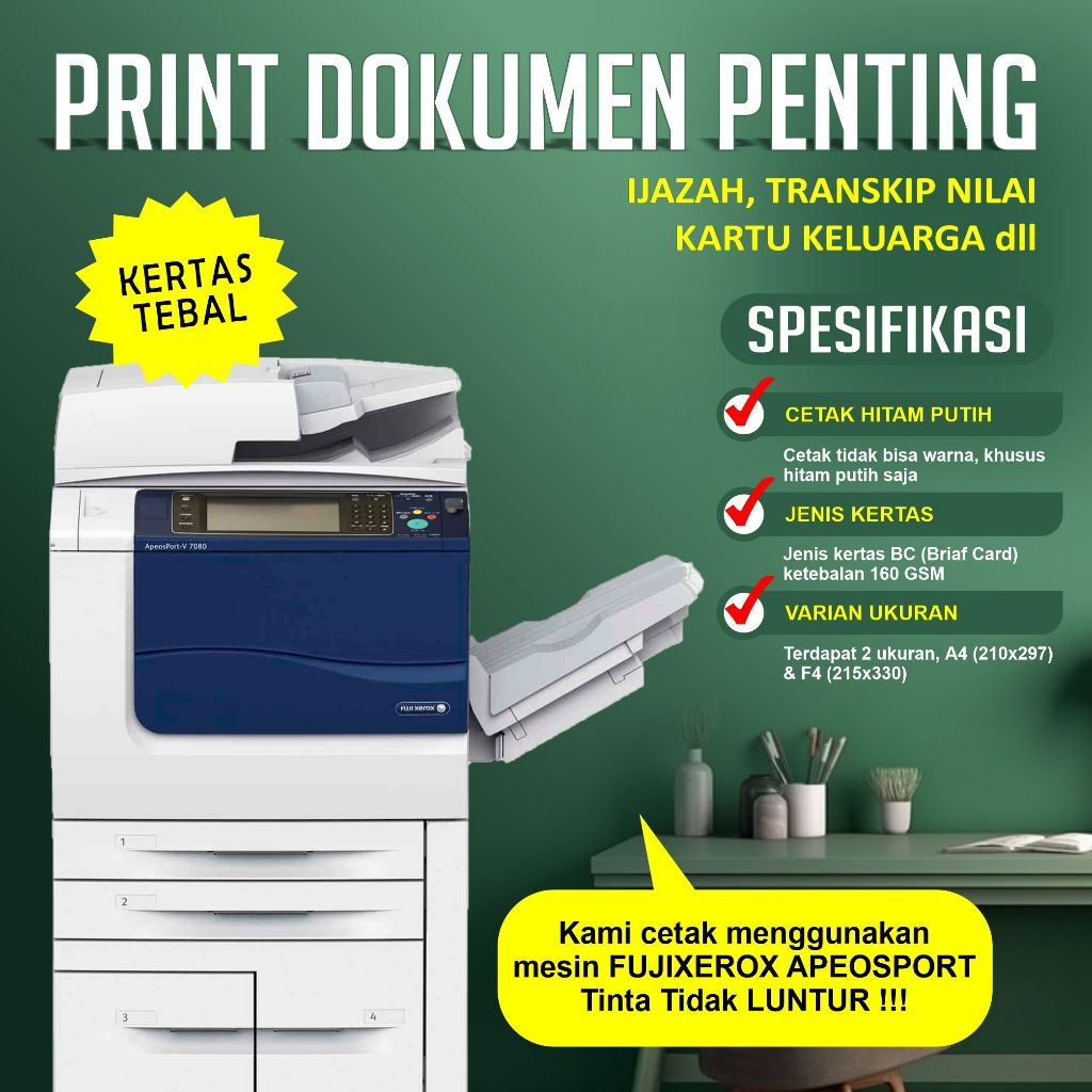 

Print dokumen, cetak dokumen tebal