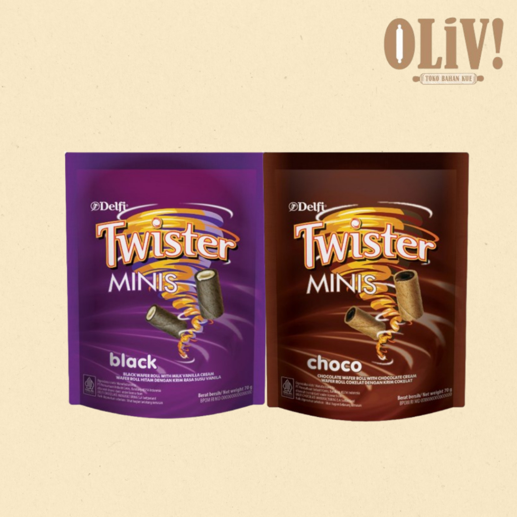 Twister Wafer Rolls 70gr