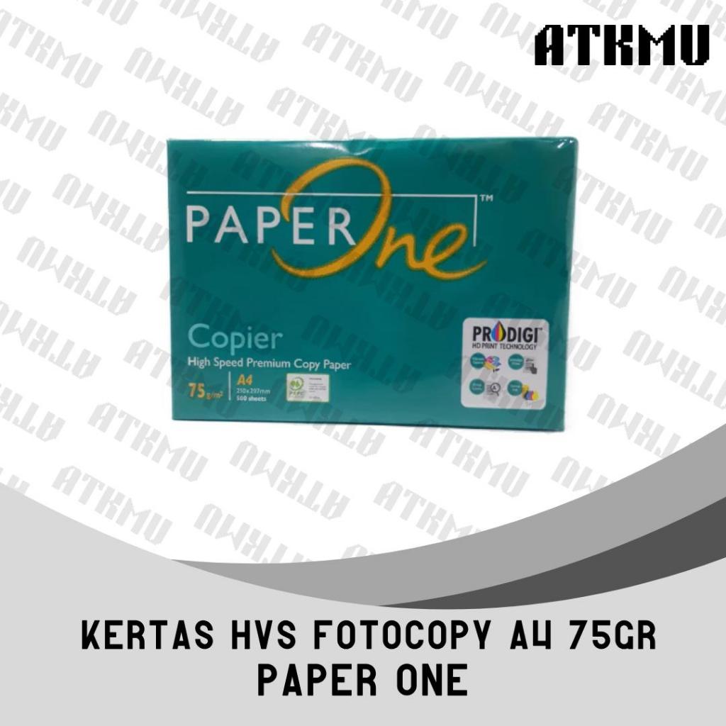 

Kertas HVS Fotocopy A4 75gr PAPERONE 500 / Kertas Putih Print dan Fotocopy