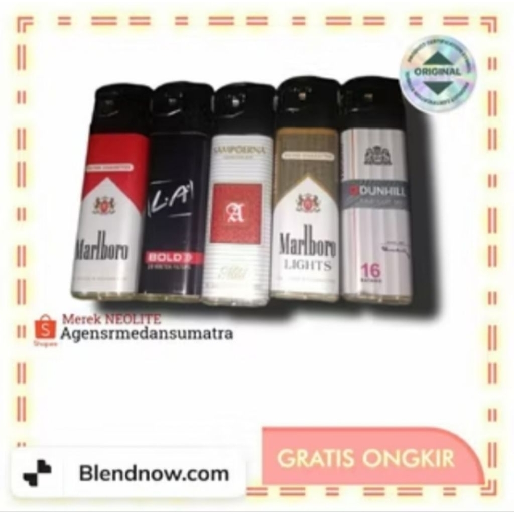 MANCIS Magnet SNI Berbagai Macam Motif Rokok Neolite Korek Api Pemantik Api Kompor