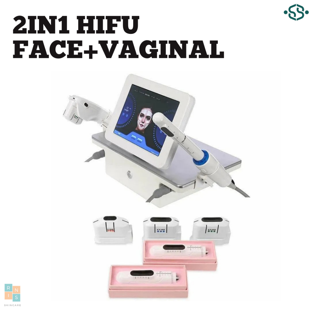 MULTIFUNGSI 2IN1 HIFU FACE PLUS VAGINAL PORTABLE