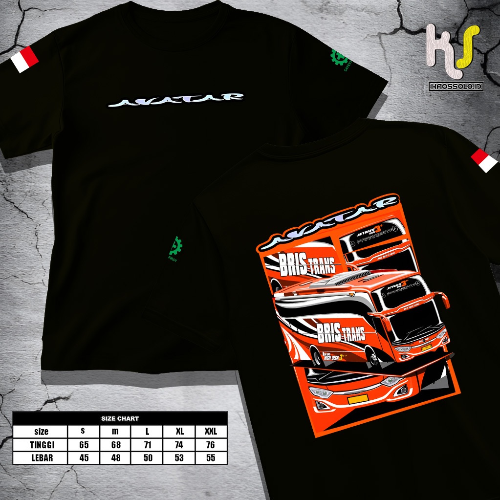 KAOSSOLO.ID- KAOS BUS AVATAR - KAOS RACING PRIA DAN WANITA TERBARU DAN TERLARIS