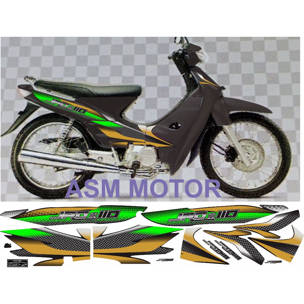 STRIPING STIKER MOCIN JRD 110 MALAYSIA