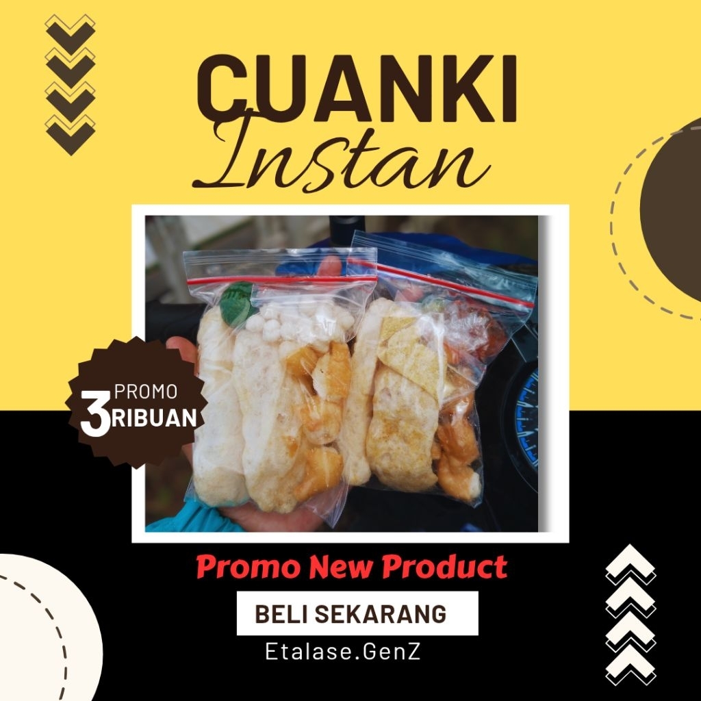 

Promo Cuanki Instan Hanya 3Ribuan Cuanki Murah Cuanki Instan Cuanki Garut Jajanan Viral