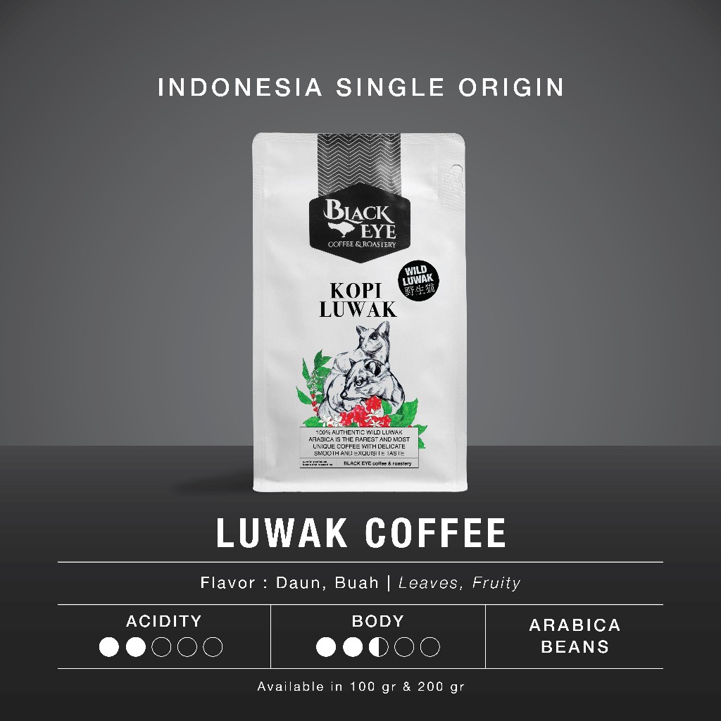 

KOPI LUWAK PREMIUM 100GR (COFFEE BEANS)