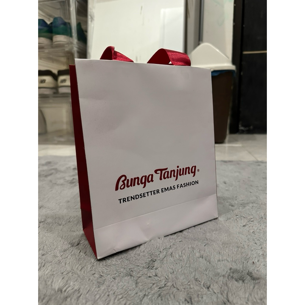 (Original 100%) Paperbag EMAS BUNGA TANJUNG