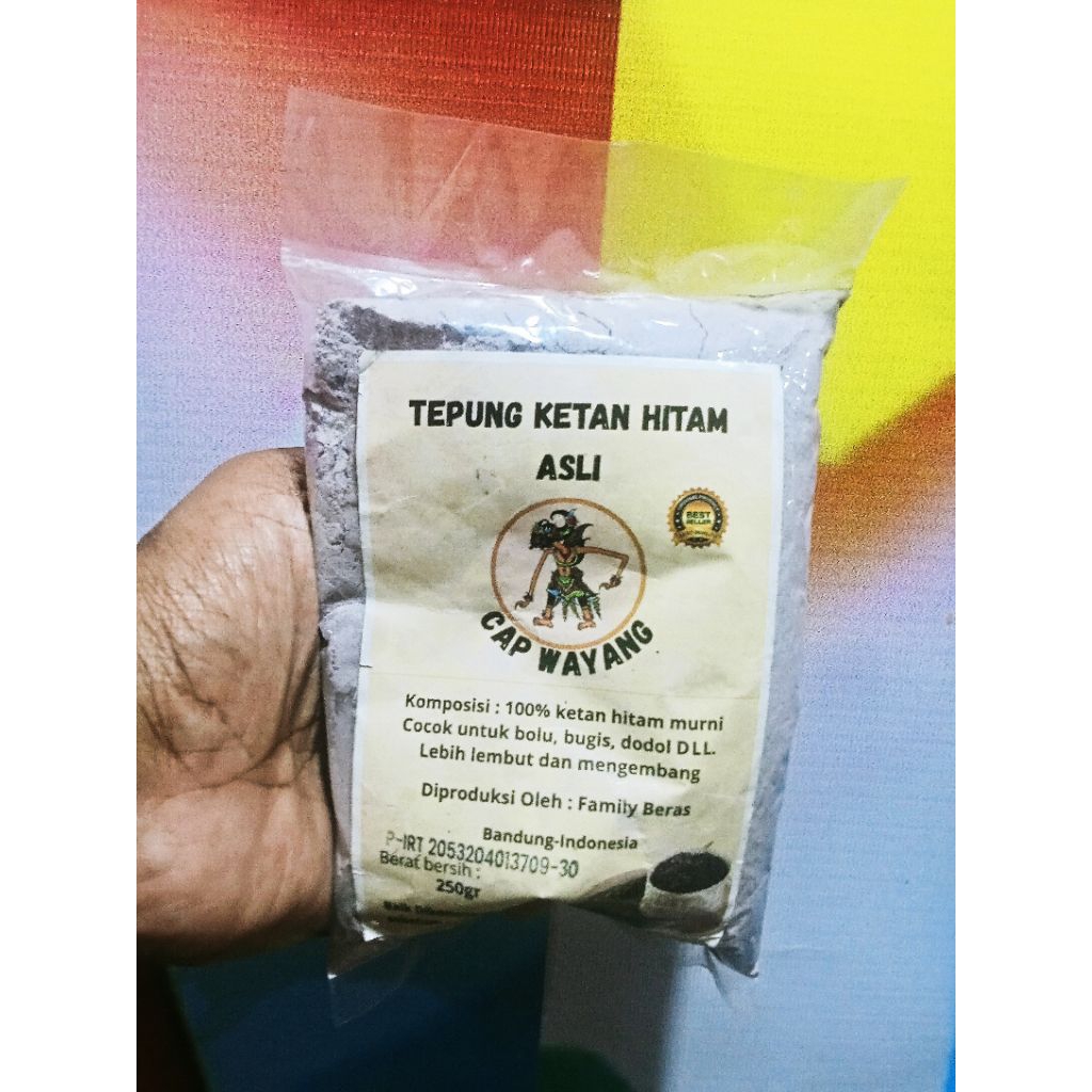 

Tepung Ketan Hitam Asli, Murni 100%tanpa campuran bahan lain, berat 250gram