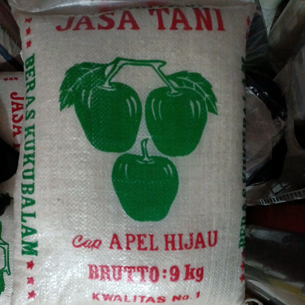 

Beras Jasa Tani Cap Apel Hijau