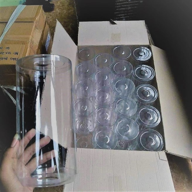 Mika Tabung Full Mika MT Diameter 7 cm tinggi 19 cm / Tabung Mika uk 7 x 19 cm Cocok Untuk Kemasan P