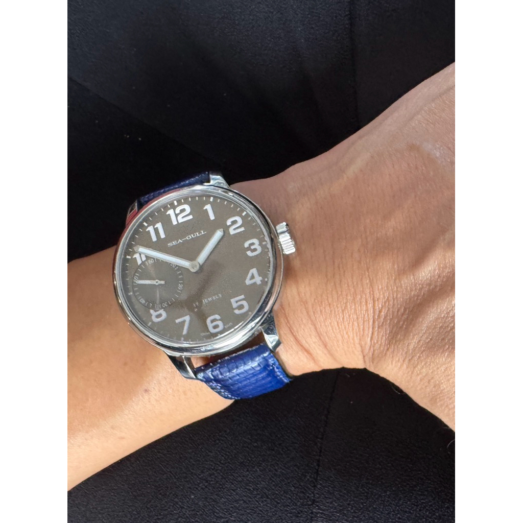 JAM TANGAN PRIA SEAGULL ORIGINAL M2225 BEKAS - STRAP LEATHER ASLI JAM KINETIK