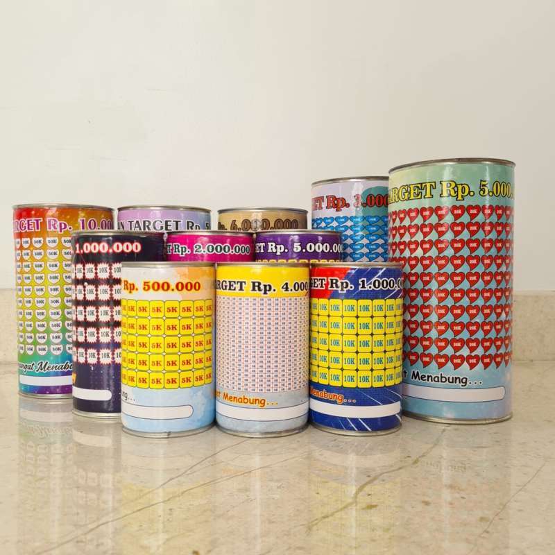 [200GR] CELENGAN TARGET TABUNG / CELENGAN TABUNGAN TARGET ANAK LUCU KARAKTER