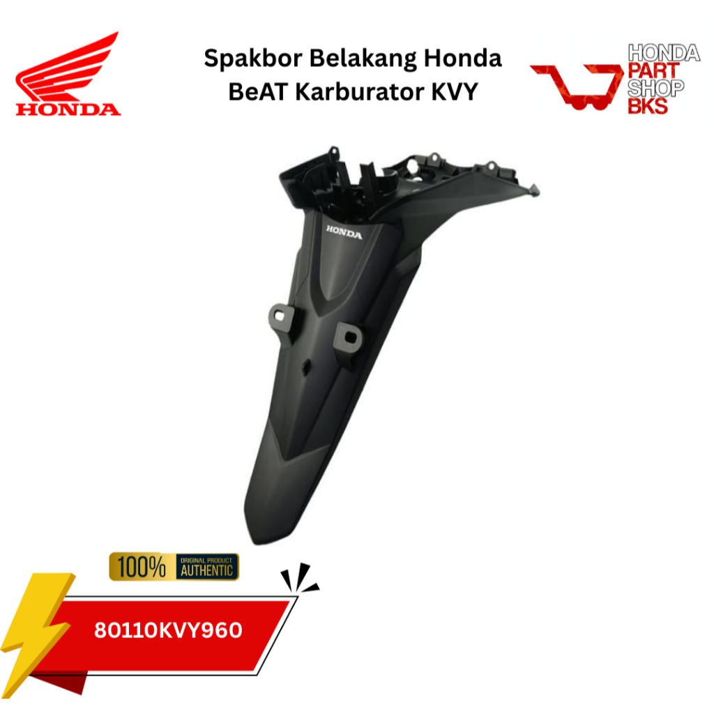 80110-KVY-960 Spakbor Belakang Honda BeAT Karburator KVY