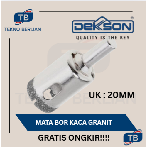 DEKSON Mata Bor Glass Kaca Keramik Granit 20mm Dekkson 20 mm