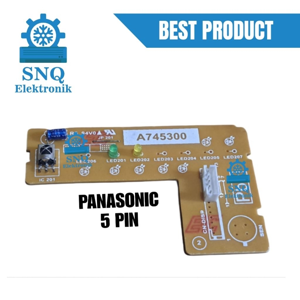 PCB sensor AC panasonic soket 5 pin A745300 - Receiver AC panasonic kabel 5 A 745300 - Modul sensor 
