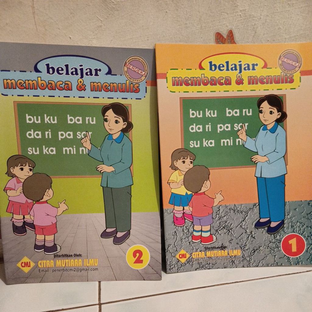 Buku Anak TK A/ B Belajar Membaca dan Menulis Tahap Awal Belajar membaca menulis TK