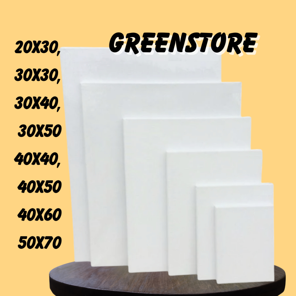 

Kanvas Lukis Standard Ukuran 20X30, 30X30, 30X40, 30X50 40X40, 40X50, 40X60, 50X70 CM