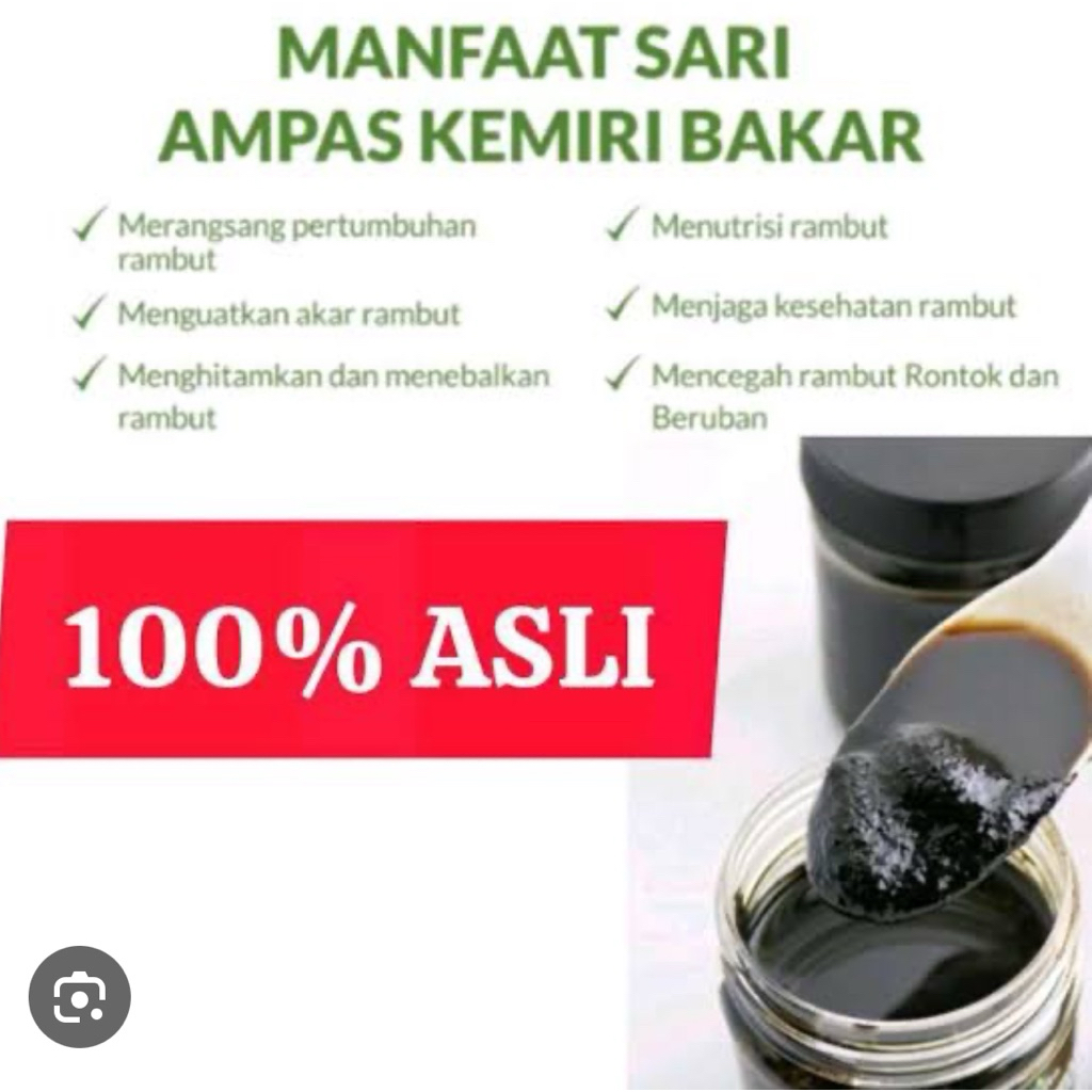 

Sari Ampas Kemiri Bakar 100ml