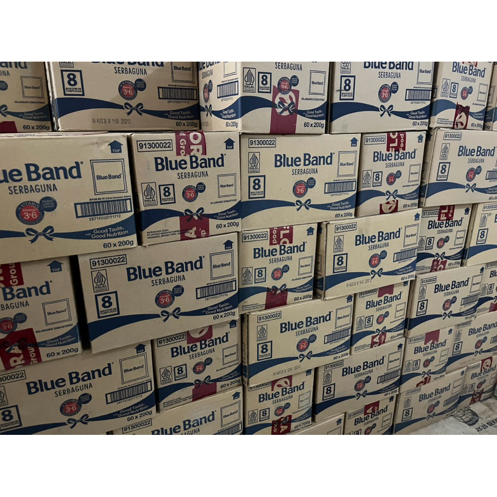 

Blue band Serbaguna 200gr perkarton isi 60pcs