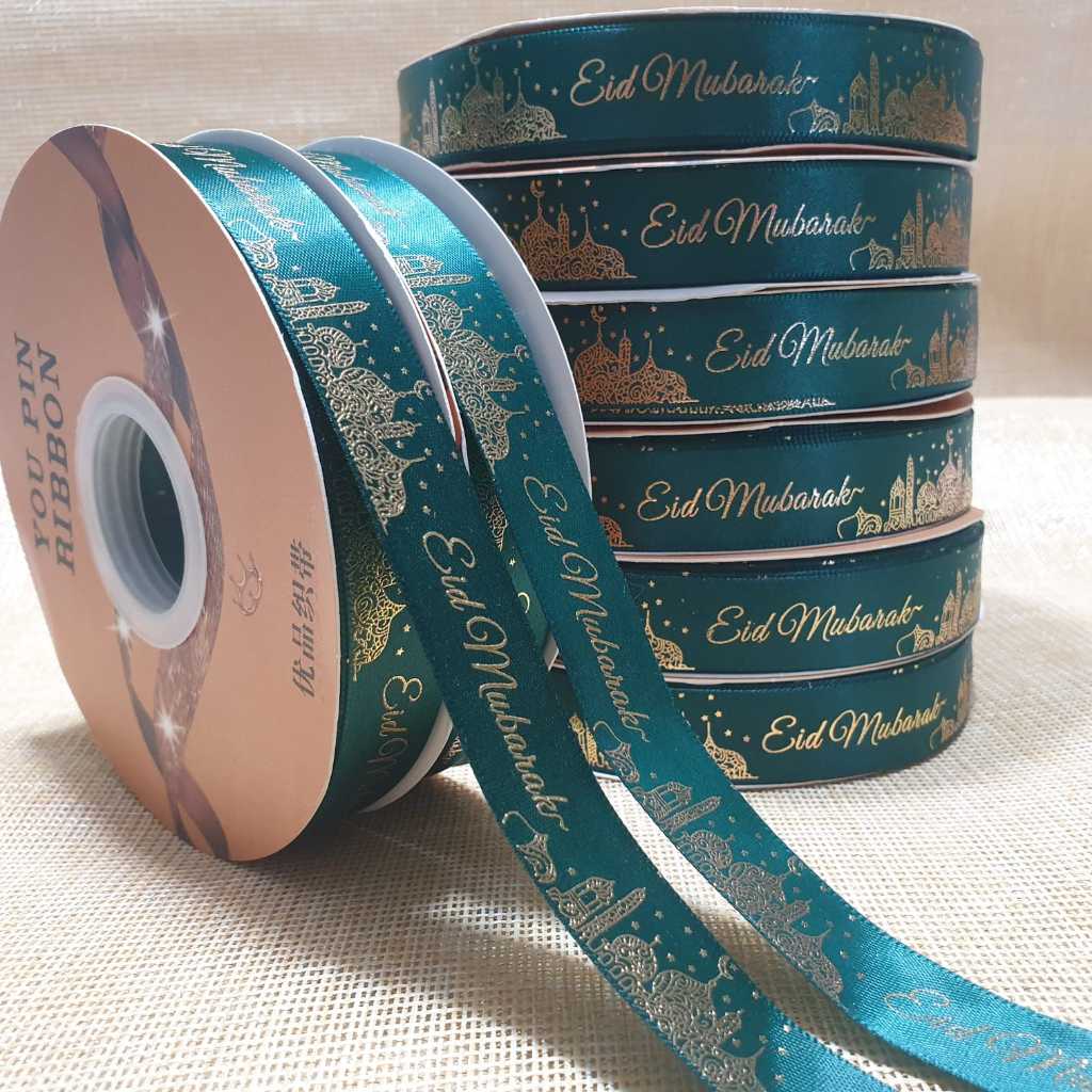 

1ROL (18METER) - PITA IDUL FITRI 2.5 CM & 2 CM | PITA EID MUBAROK