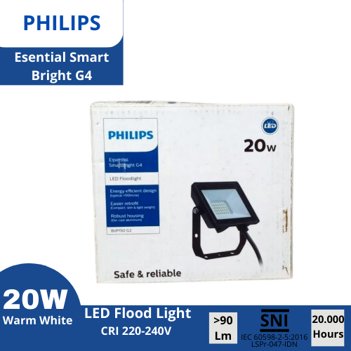 Lampu Sorot Philips BVP150 Esential Smart Bright G4 20W