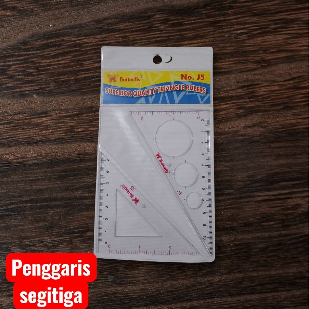 

Penggaris Segitiga Butterfly J5