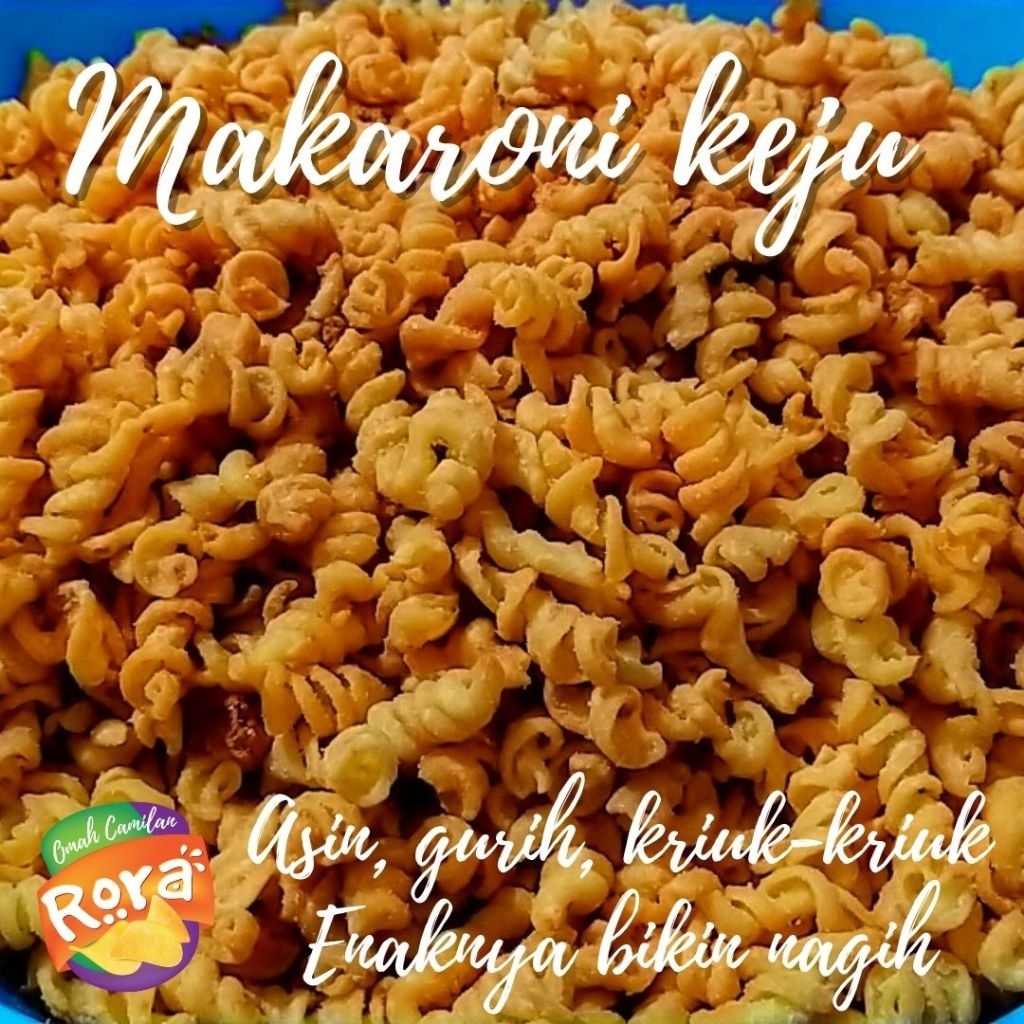 MAKARONI SPIRAL ENAK RENYAH-OMAH CAMILAN RORA