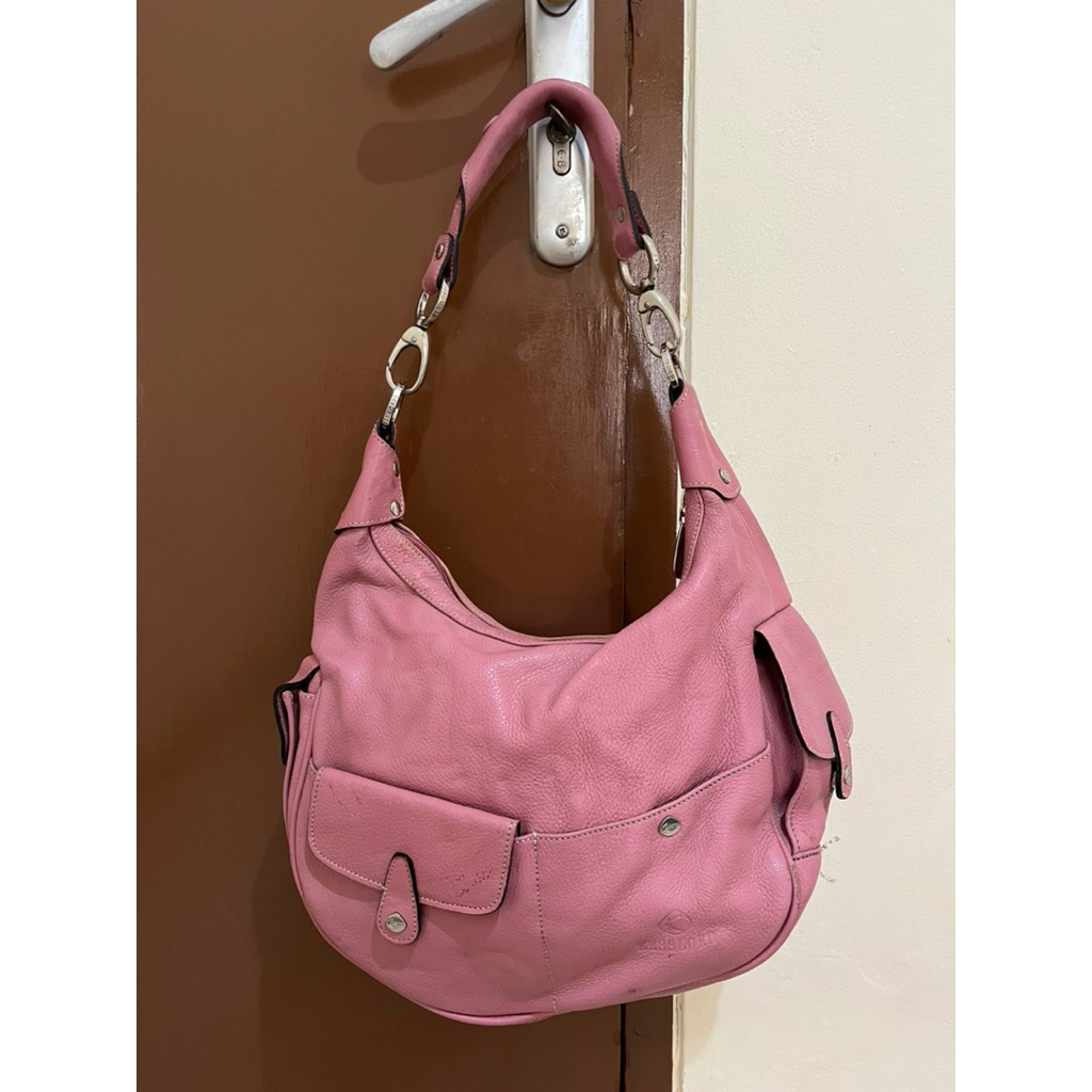 Tas Preloved Hobo Bag Kulit Asli Keslord