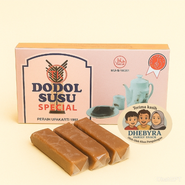 

Dodol Susu TK 500gr Oleh Oleh Pangalengan
