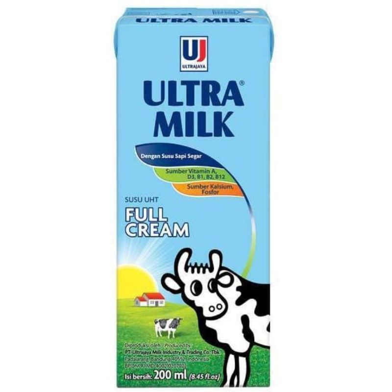 

Ultra Milk Full Cream UHT 200ml Susu Kotak – Harga Mulai 8000 | Susu Cair Segar & Bergizi - Bunda Mart