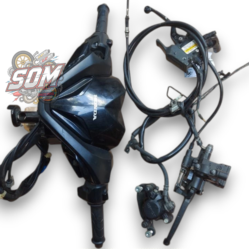 STANG COVER BATOK SPEEDOMETER FULLSET PENGEREMAN CAKRAM COMBI BRAKE ALL NEW VARIO 150 ORIGINAL